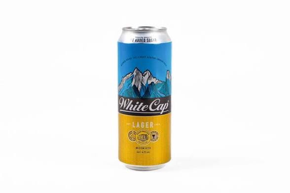 White cap can