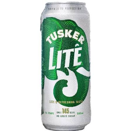 TUSKER LITE CAN