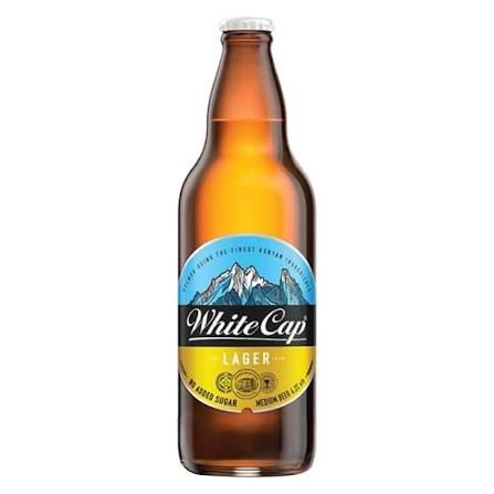 White cap bottle